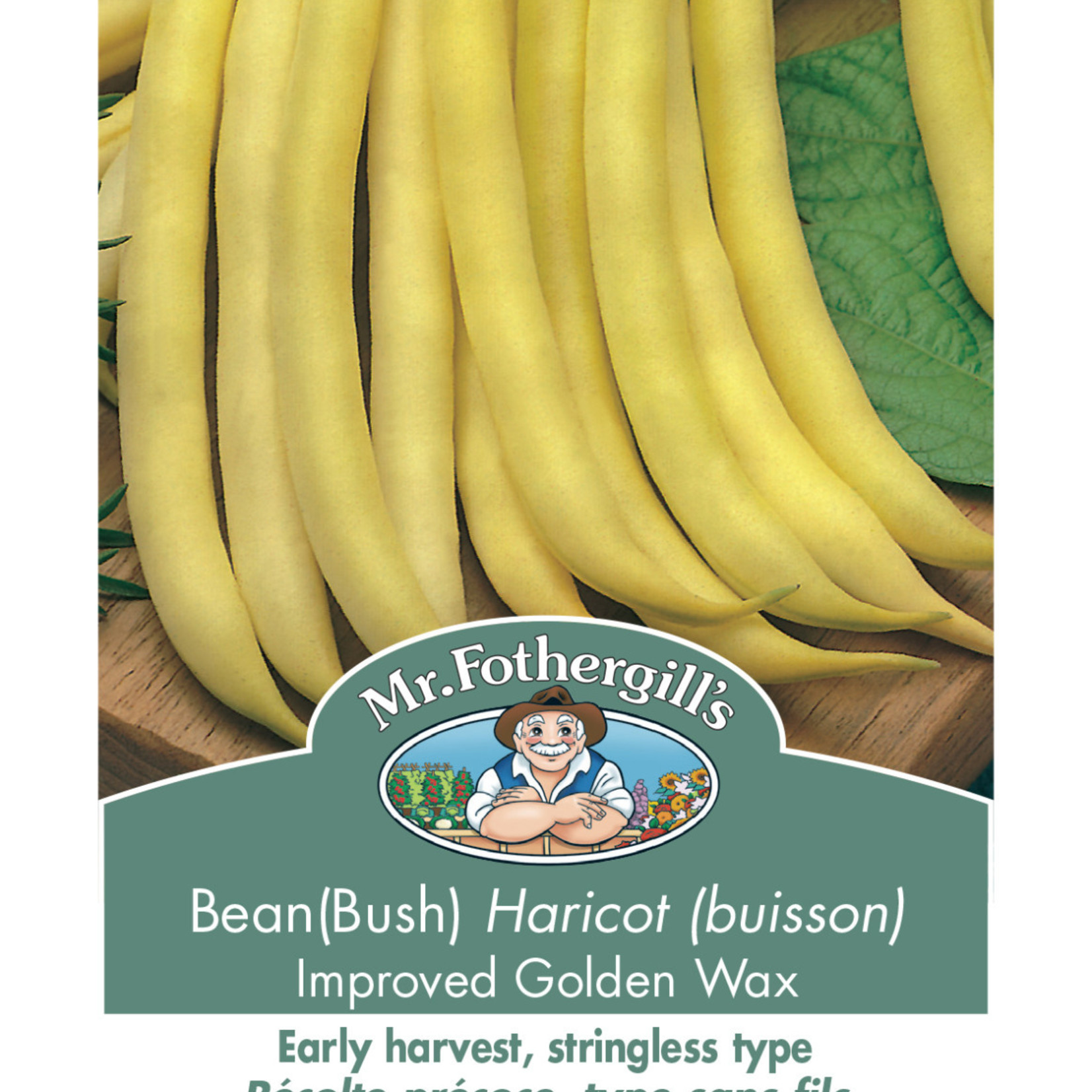 Mr. Fothergill's BEAN BUSH Improved Golden Wax Seeds