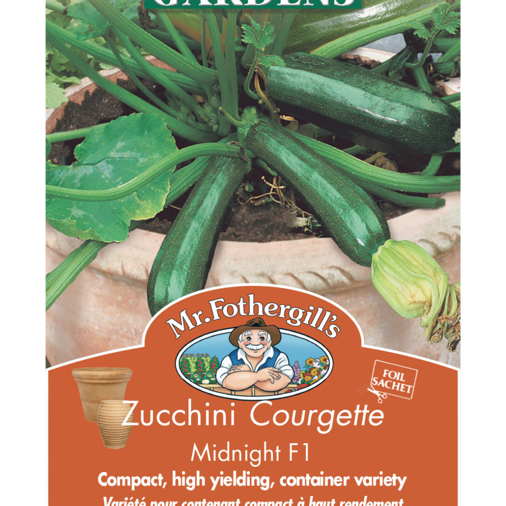 Mr. Fothergill's ZUCCHINI COURGETTE Midnight F1
