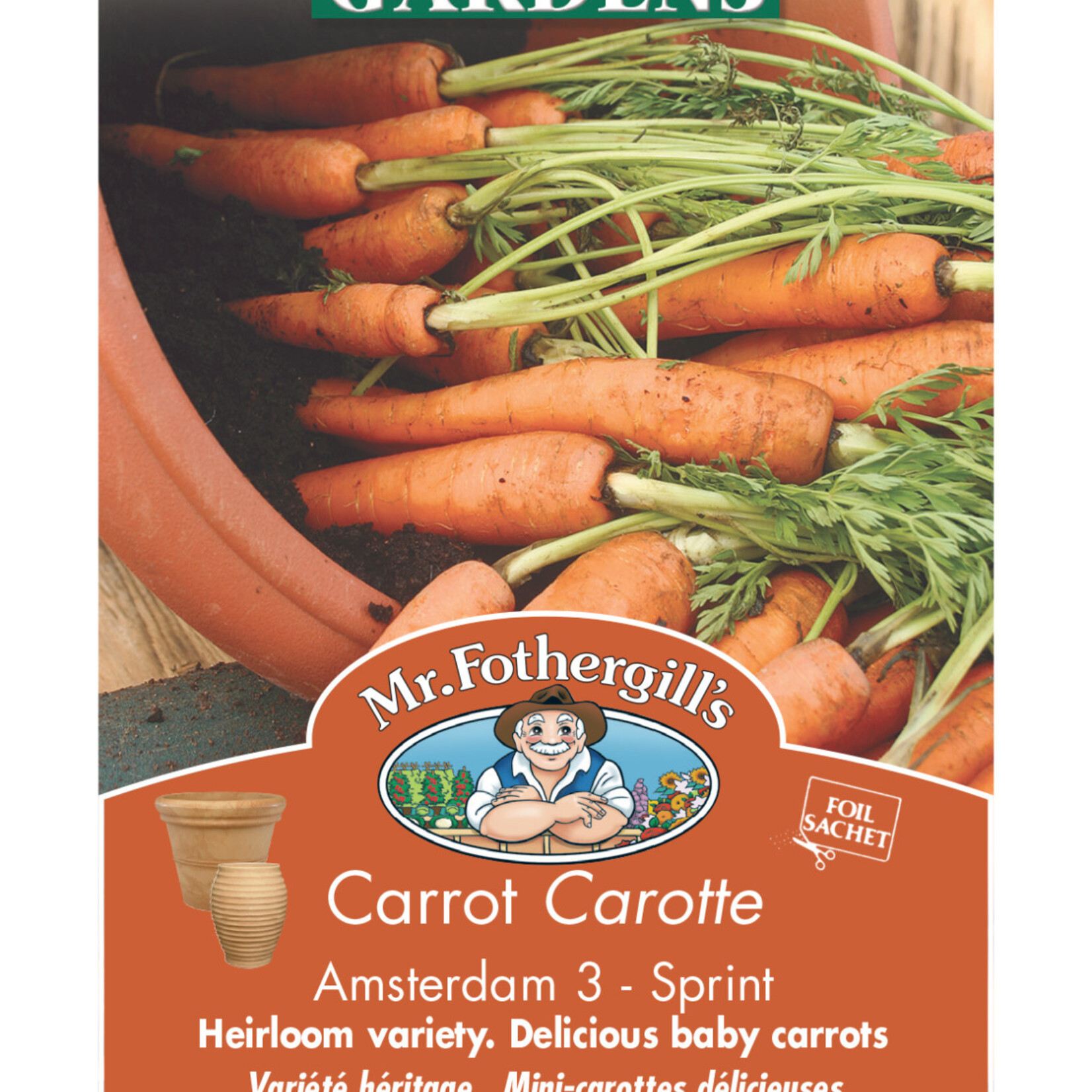 Mr. Fothergill's CARROT Amsterdam 3 Sprint Seeds