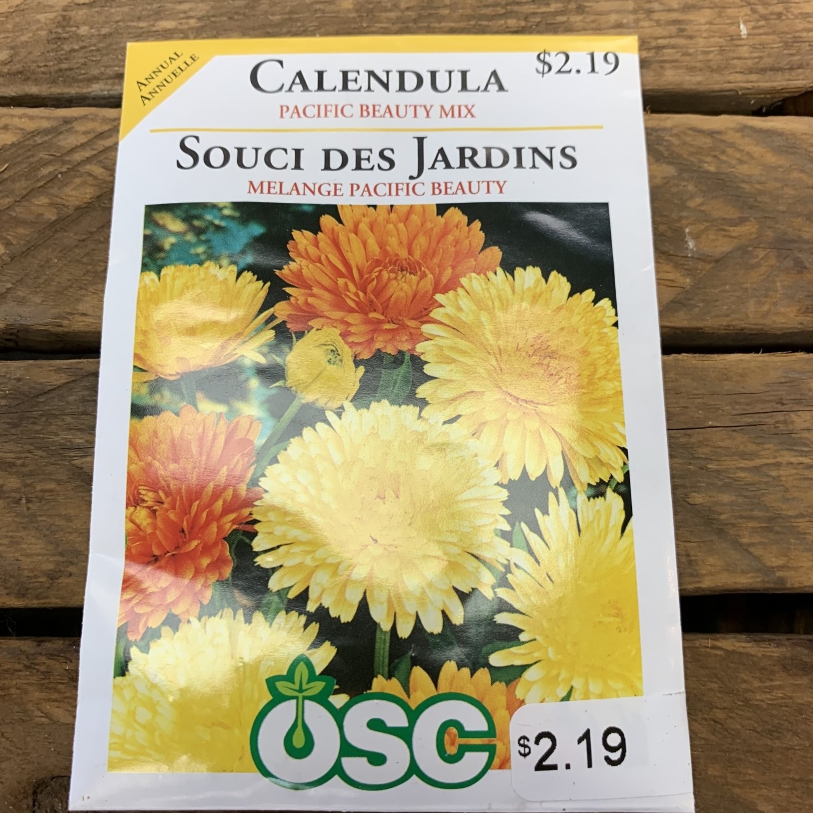 OSC Seeds Calendula 'Pacific Beauty Mixed Colour' Seeds