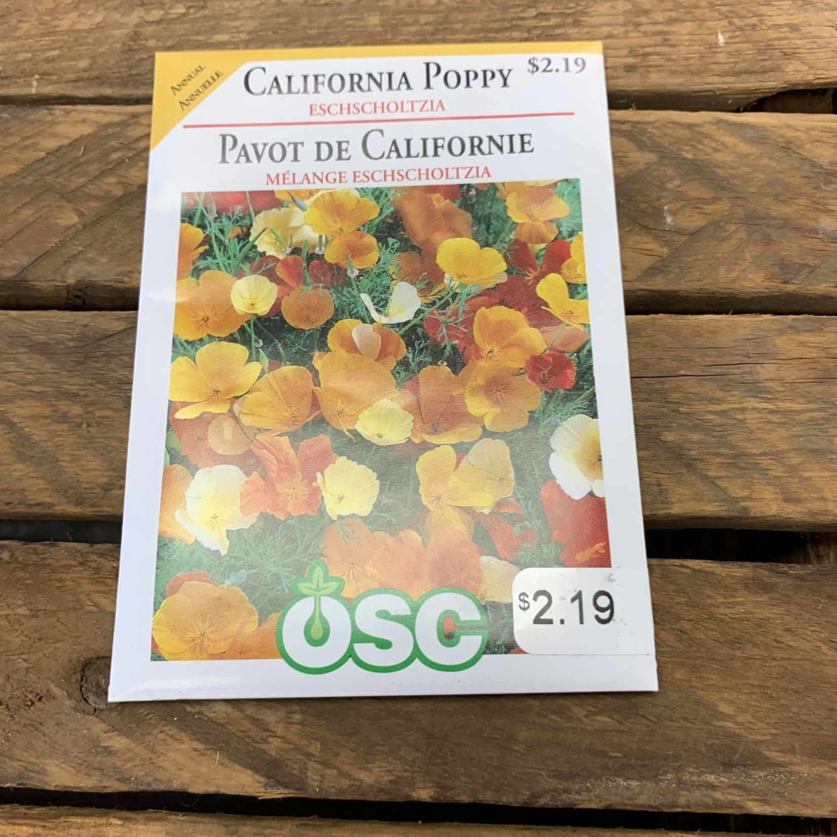 OSC Seeds California Poppy 'Eschscholtzia' Seeds