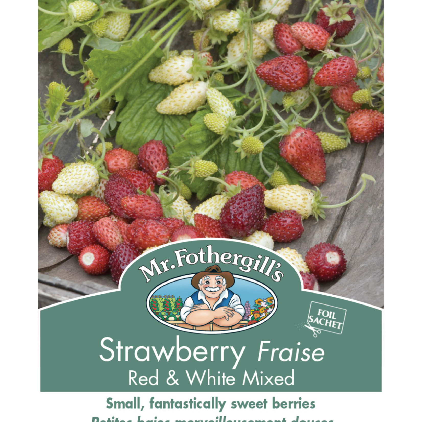 Mr. Fothergill's STRAWBERRY Red & White Mixed Seeds
