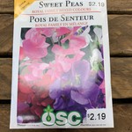 OSC Seeds Sweet Peas 'Royal Family Mixed Colours' Seeds
