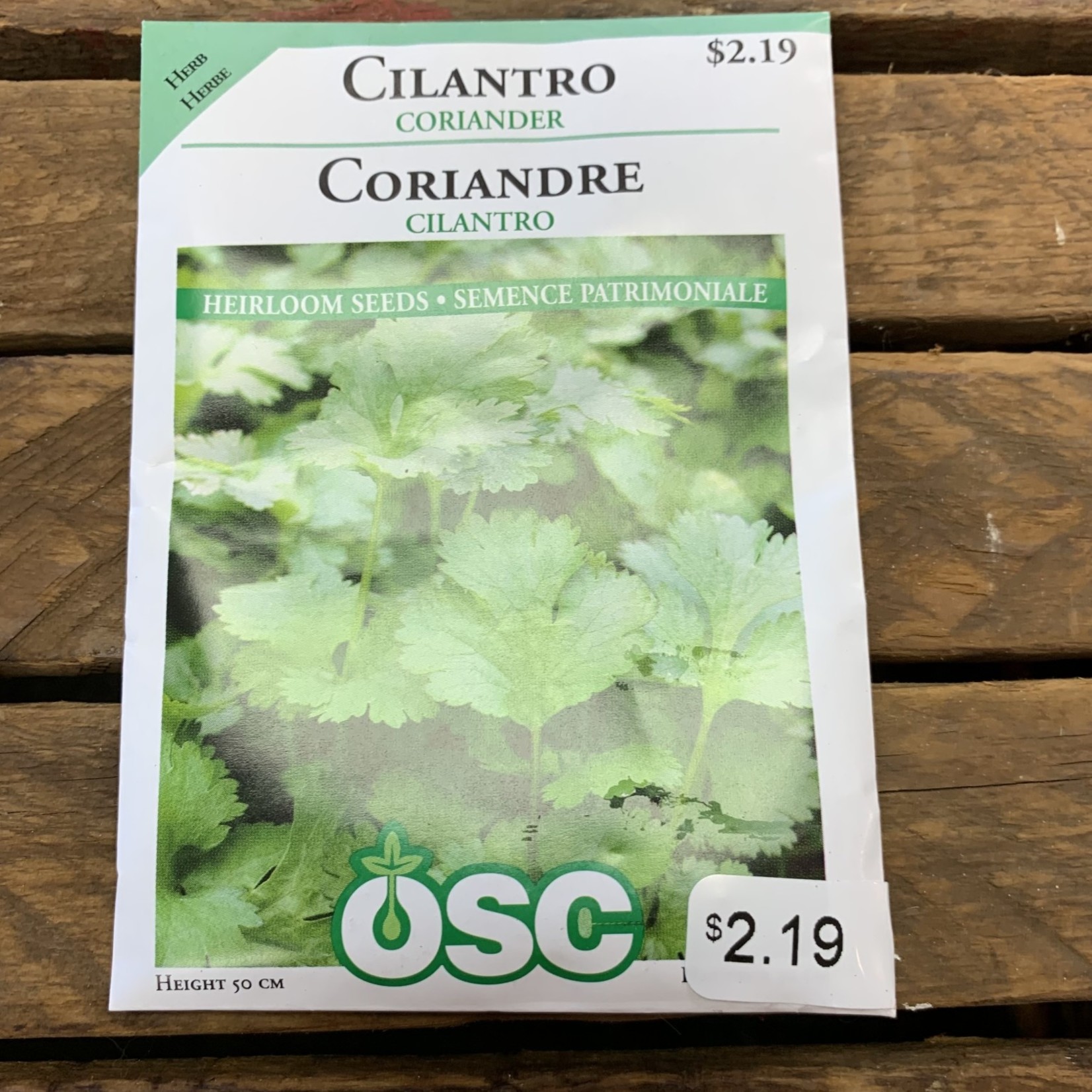 OSC Seeds Cilantro 'Coriander' Seeds