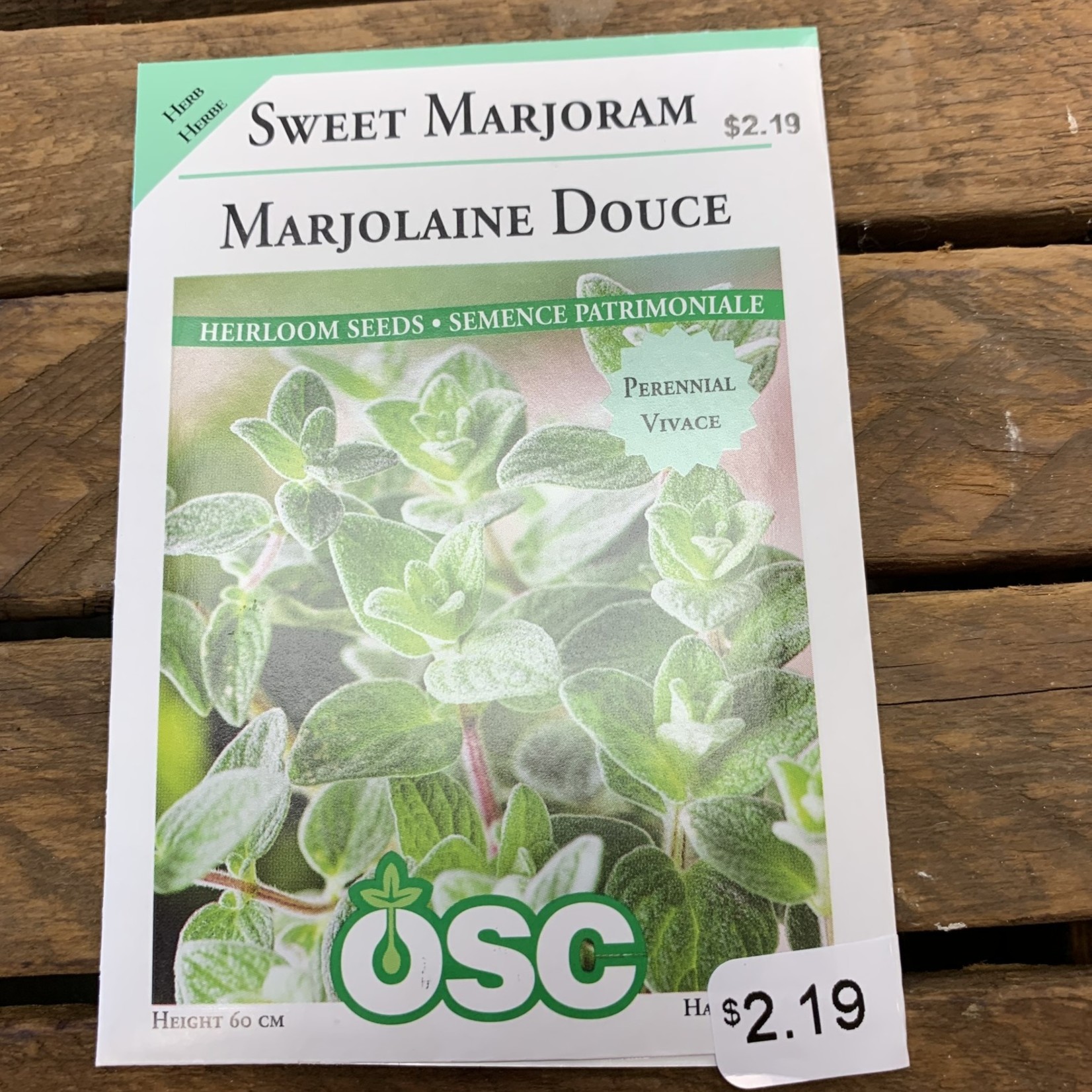 OSC Seeds Sweet Marjoram Seeds