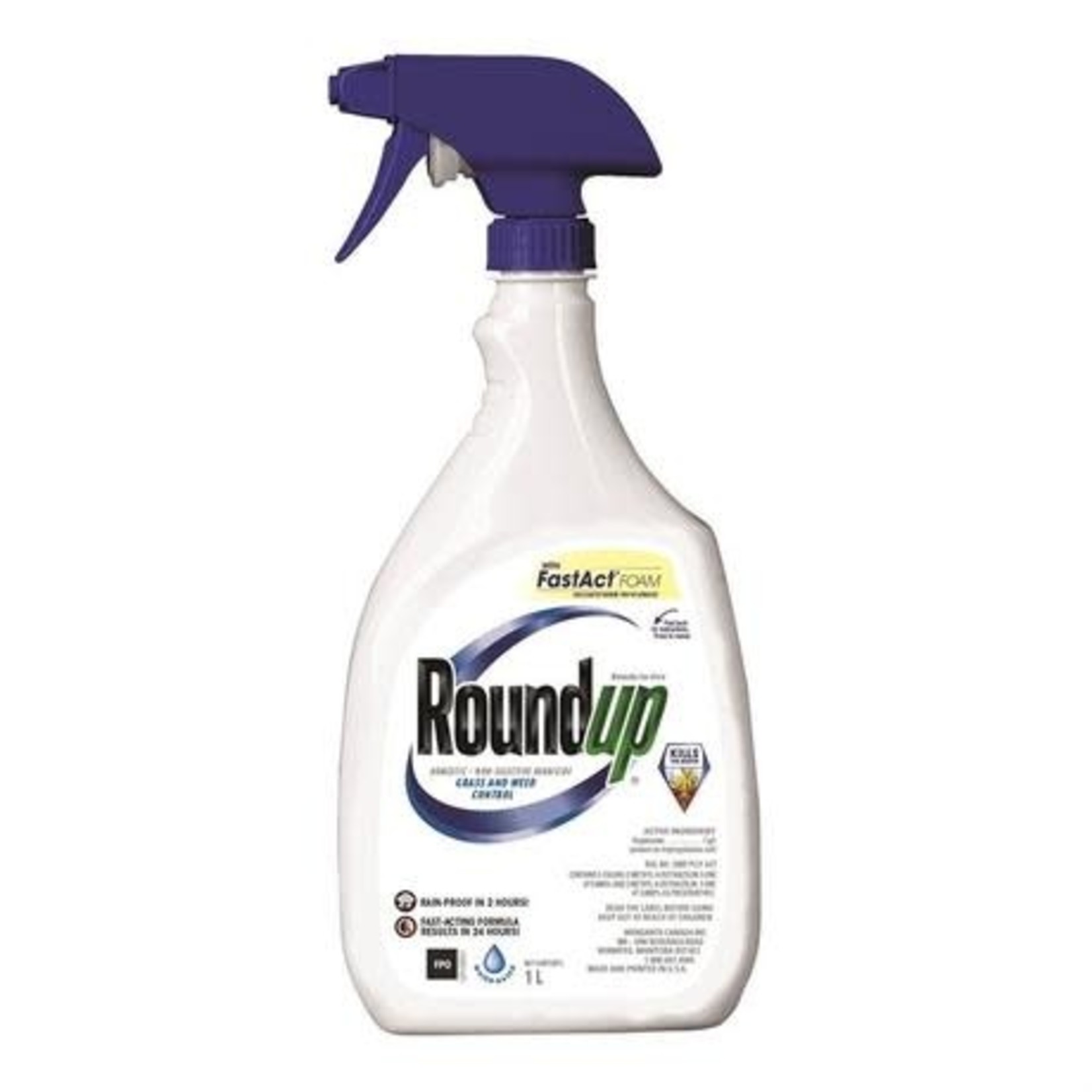 Roundup Roundup Ready-To-Use Non-Selective Herbicide with FastAct Foam - 1L - Case