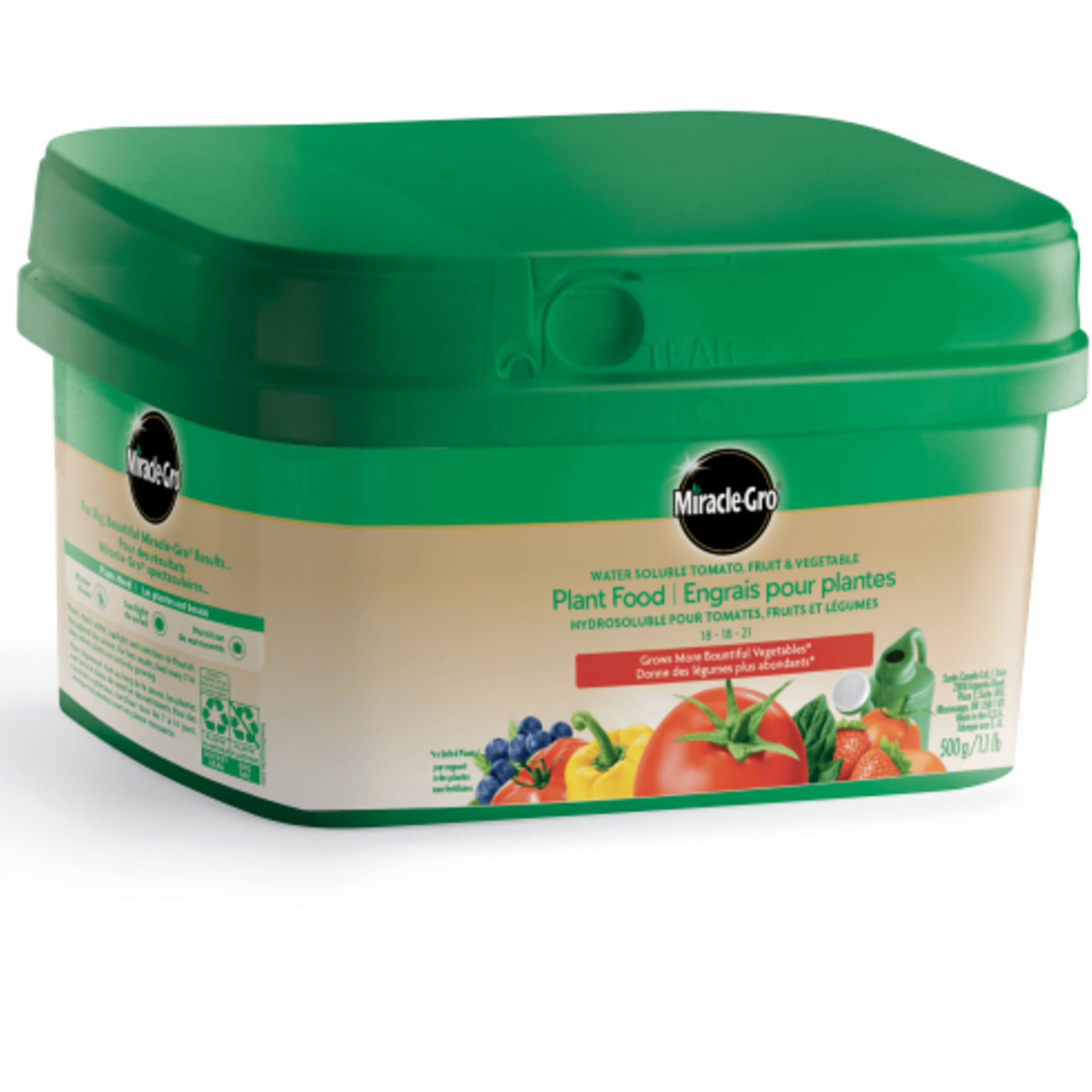 Miracle Gro Miracle-Gro Water Soluble Tomato, Fruit & Vegetable Plant Food 18-18-21 - 500g