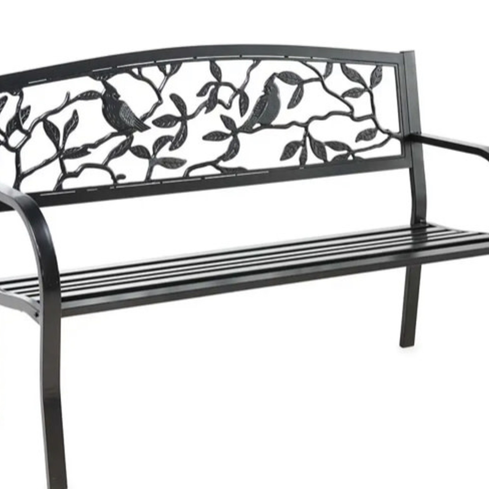Cardinals Metal Garden Bench