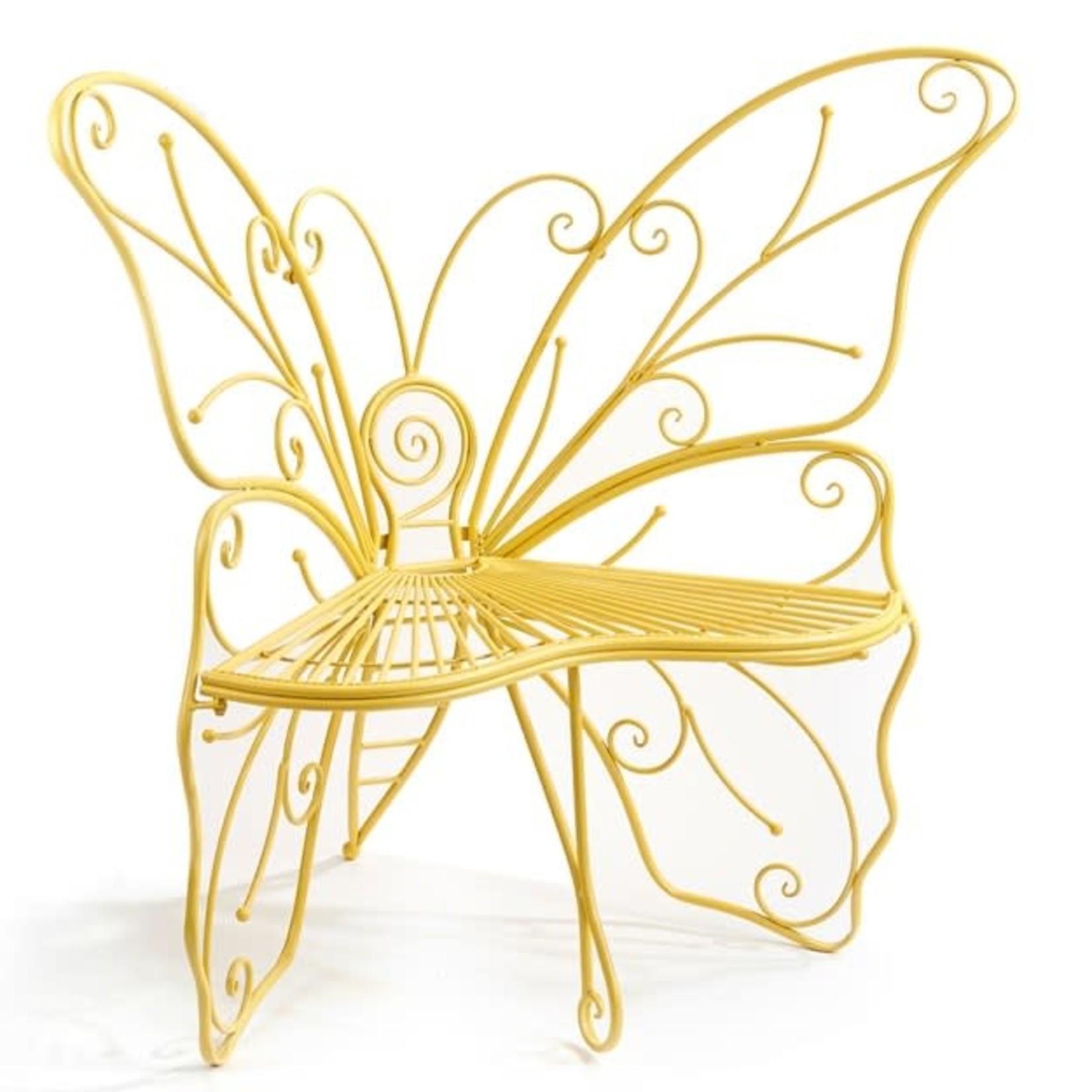 Yellow Buterfly Bench