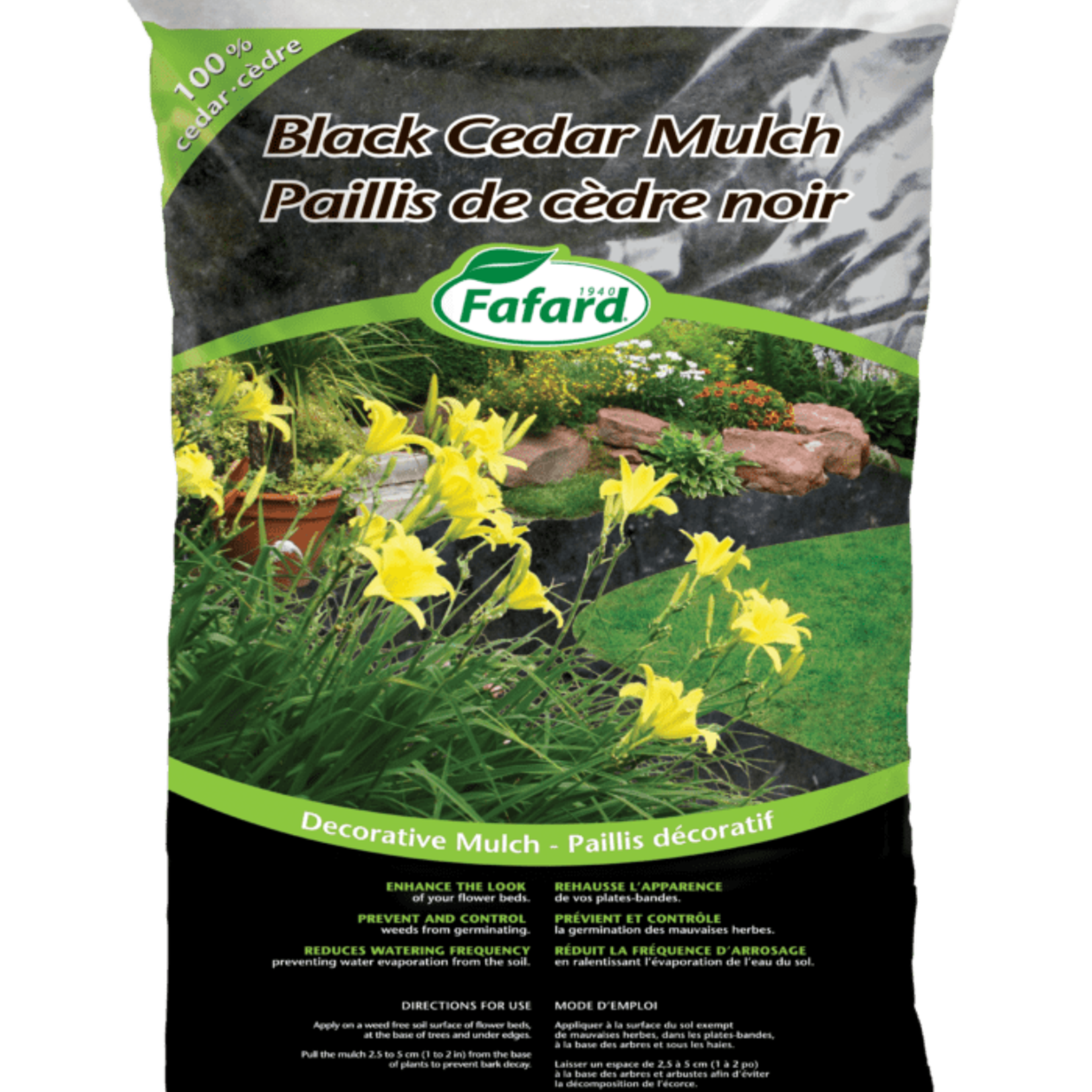 Fafard Black Cedar Mulch 2 CU.FT.