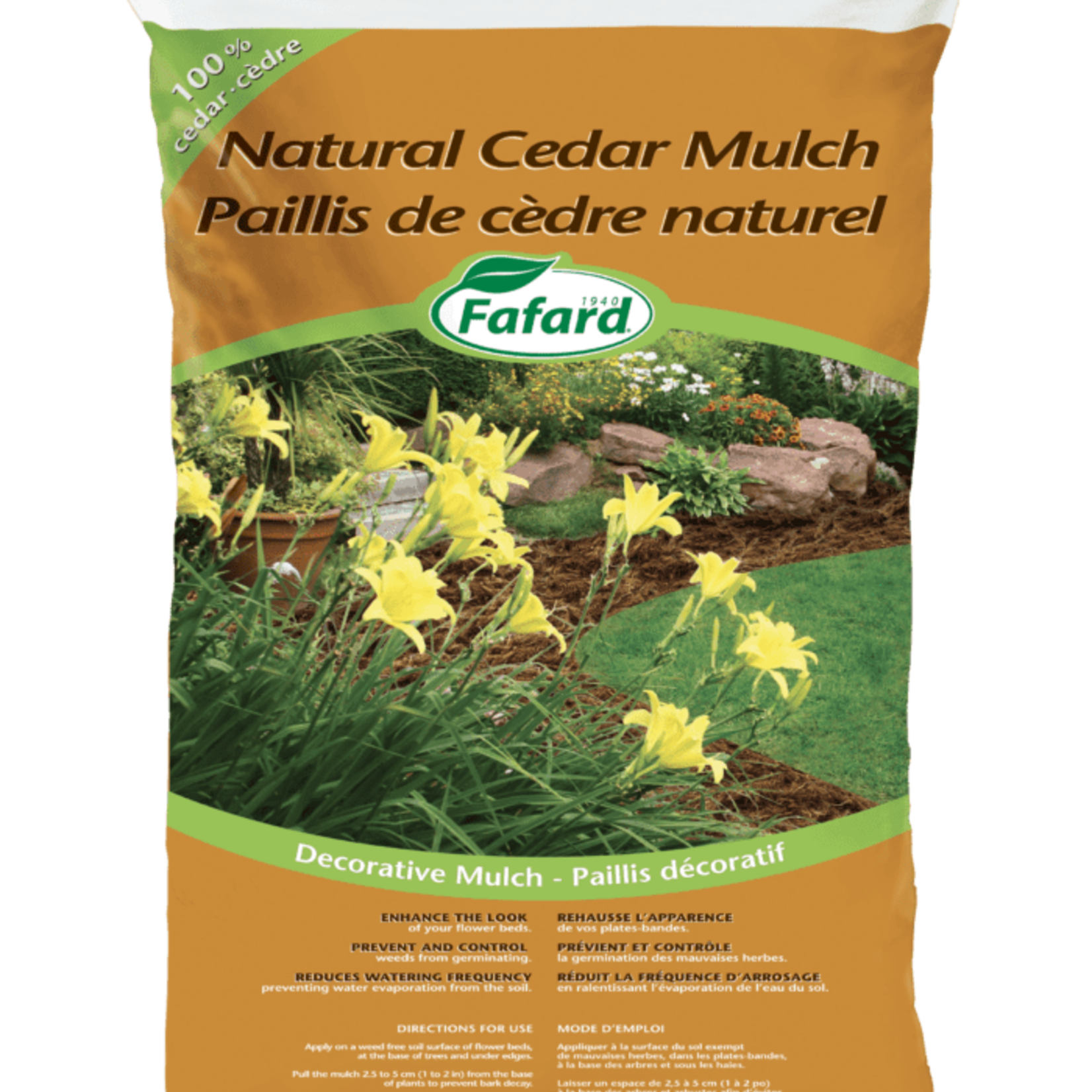 Fafard Natural Cedar Mulch 2 CU.FT.