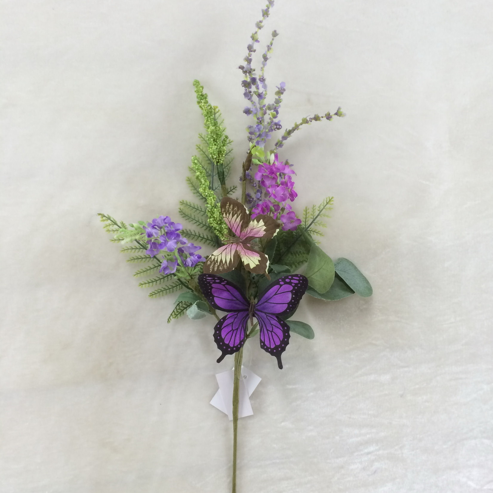 Floral Pick, Butterflies and Purple Florals
