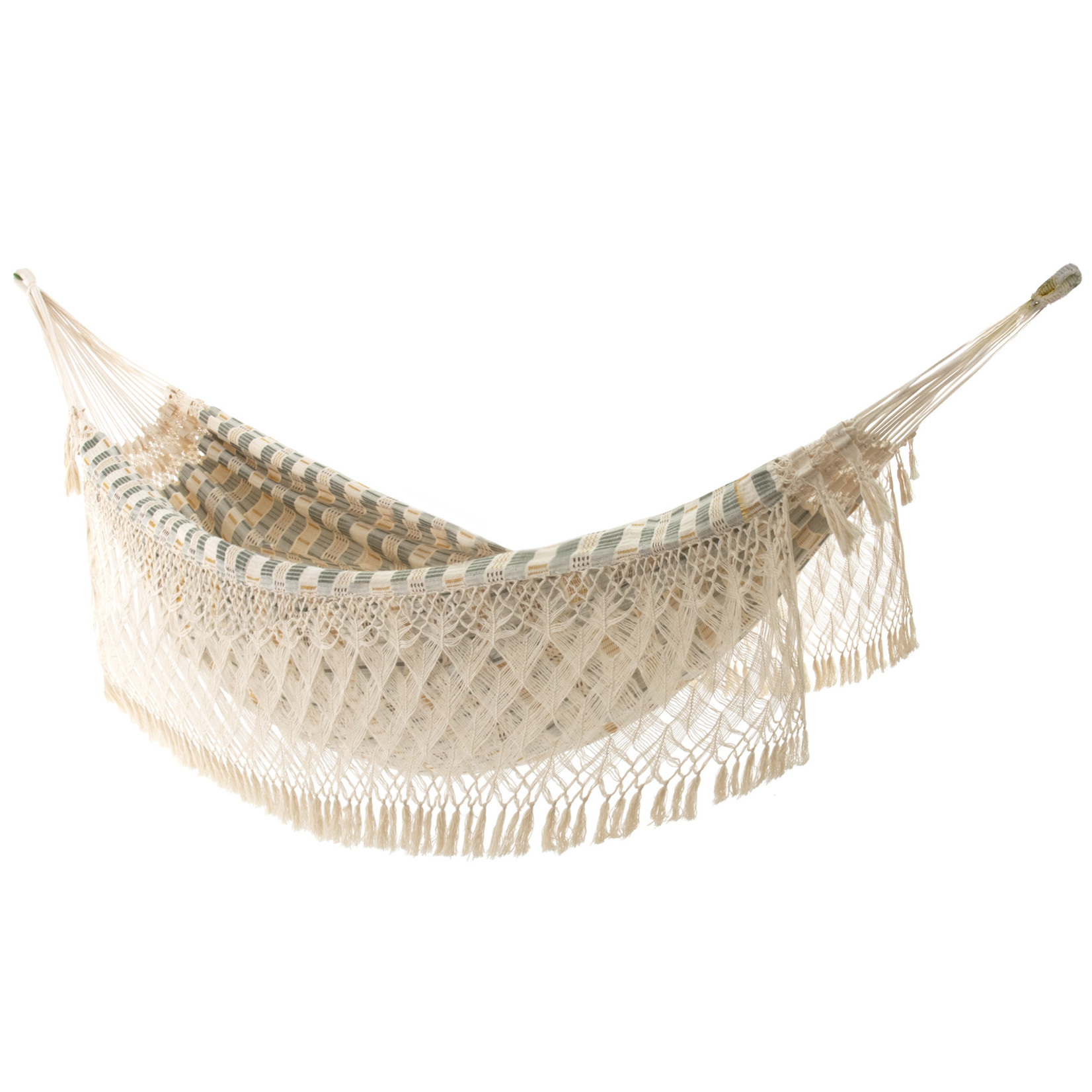 Vivere Authentic Double Brazilian Hammock - Honey Island