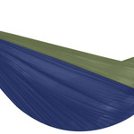 Vivere Double Parachute Hammock -  Navy/Olive