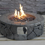 Round Gas Firepit