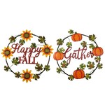 FALL PLAQUE-ASST. Happy Fall/ Gather