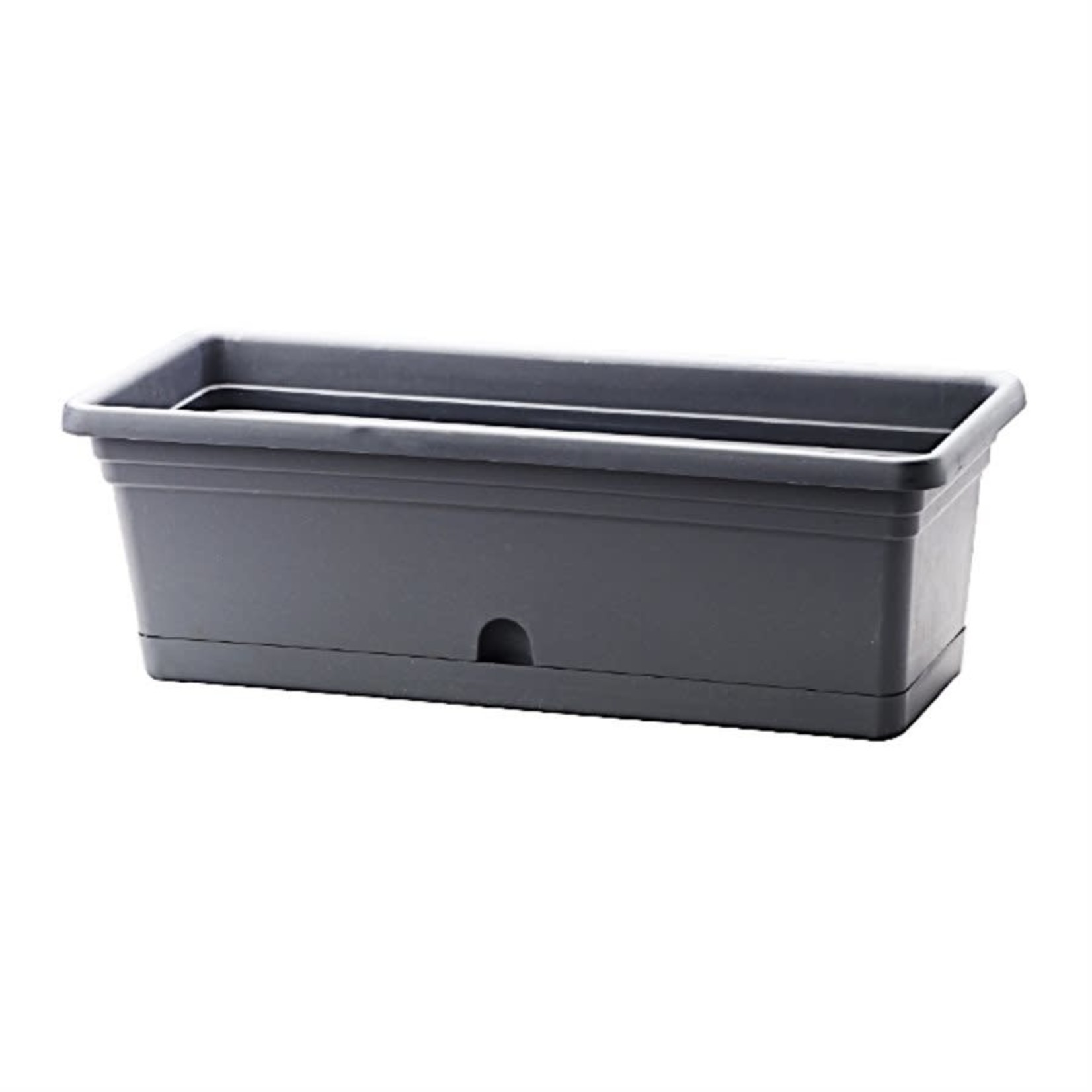 Emma Rectangular 16" x 8" Planter - Black