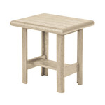 CR Plastics CRP DST268 Stratford End Table- Beige