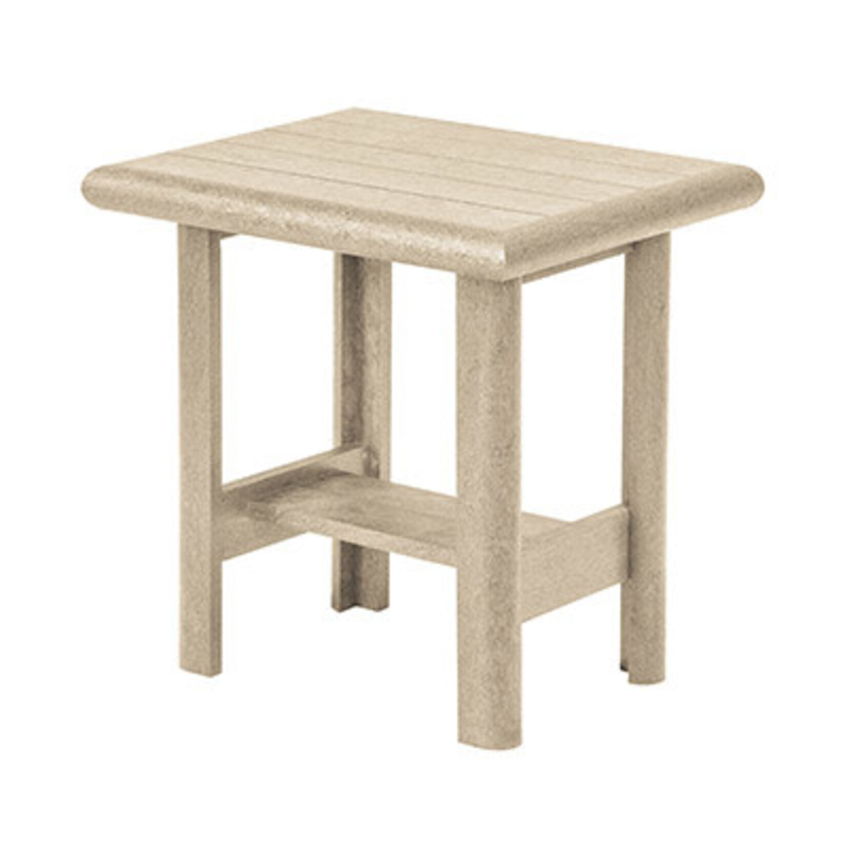 CR Plastics CRP DST268 Stratford End Table- Beige