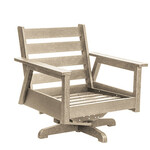 CR Plastics CRP 'Tofino Swivel Arm Chair Frame' - Beige