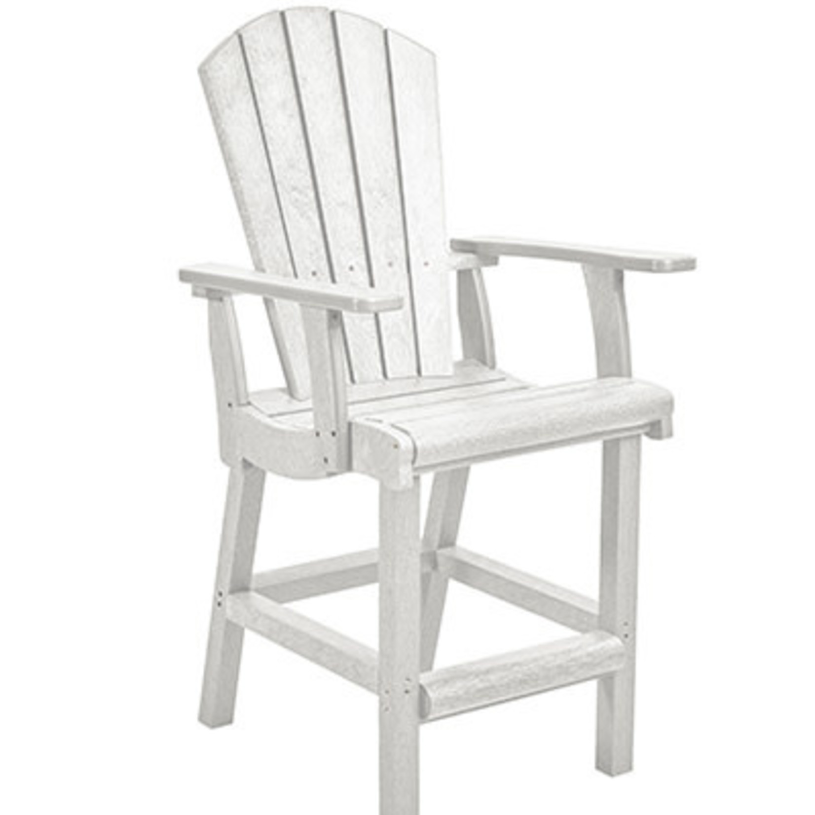 CR Plastics CRP 'Classic Counter Arm Chair' C28C- White