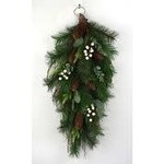30" MIXED PINE BRY CONE TEARDROP