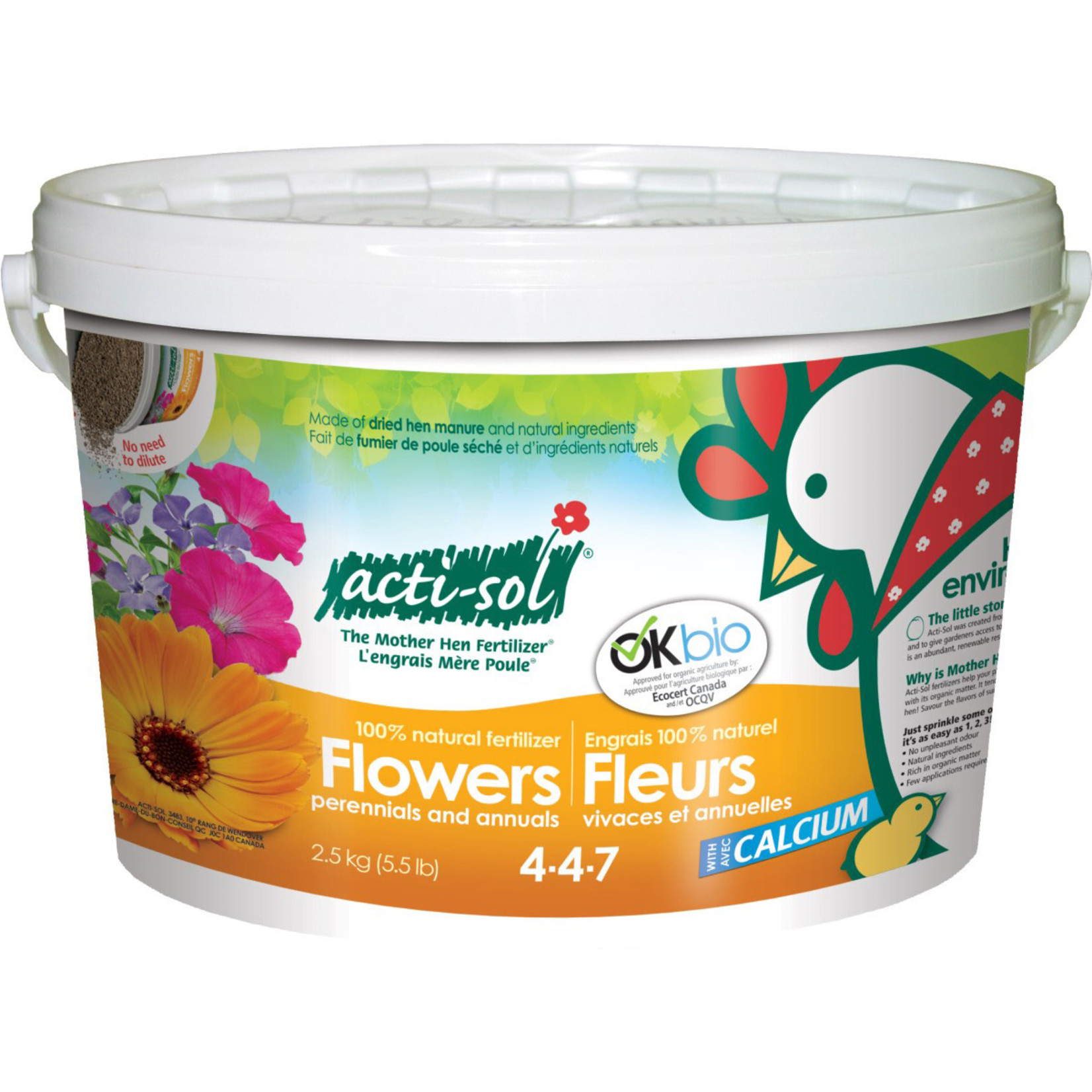 Acti-sol Acti-Sol Flowers Fertilizer 4-4-7  2.5 kg
