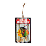 Chicago Blackhawks, Metal Corrugate Ornament