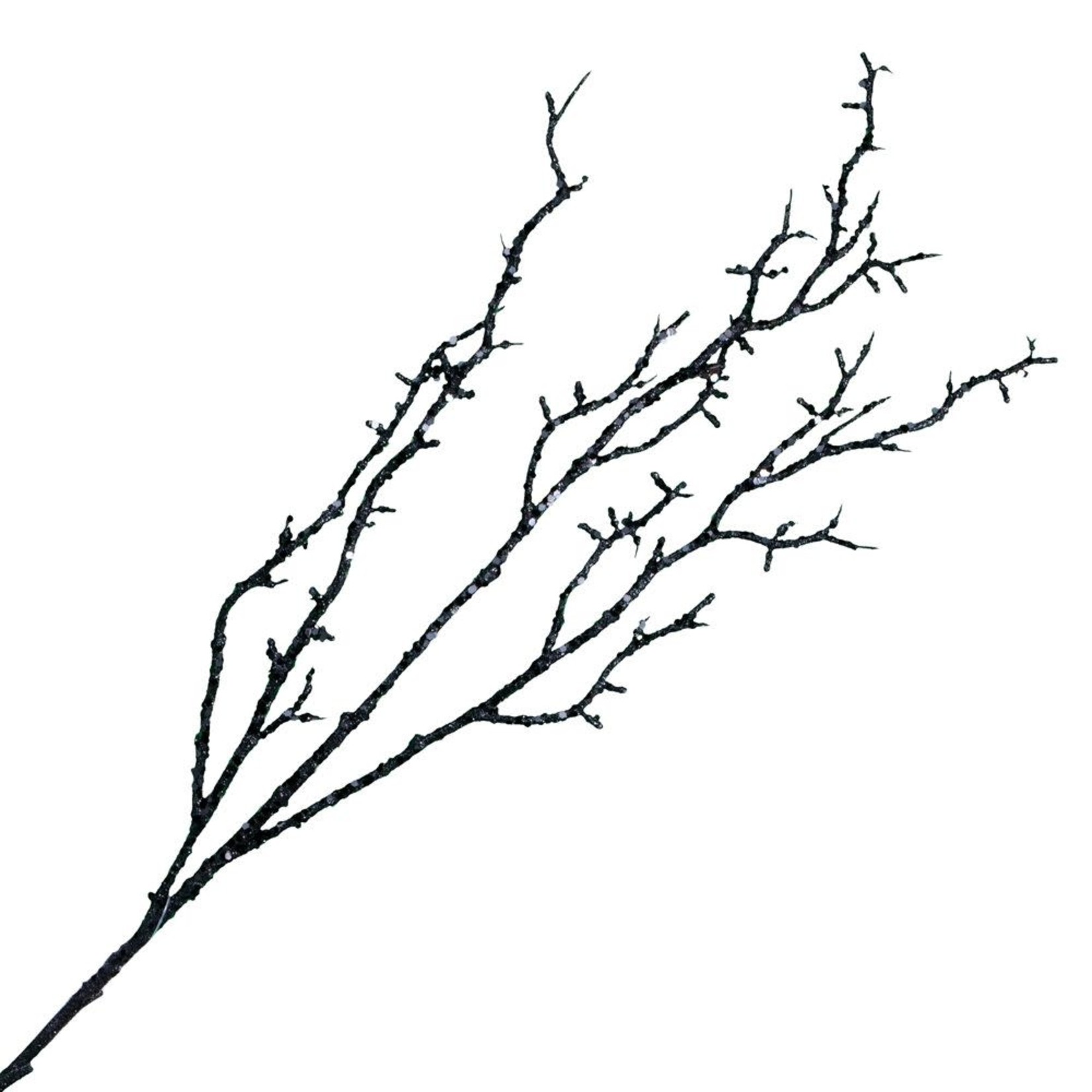 Spray 28.5" Coral Black Glitter