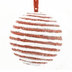BALL 100MM RED/ WHITE SPIRAL W