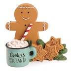 4.5" Cookies for Santa Gingerbread Man with Mug