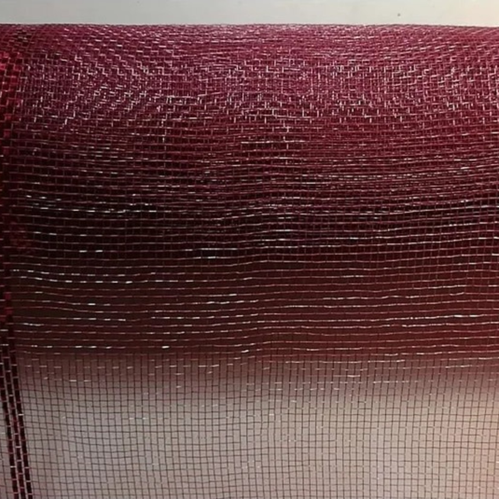 10.5" BURGANDY W/RED FOIL BORDER SYNTHETIC SINAMAY, 30