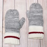 Canada Camp Mittens-Grey