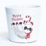 "Merry Christmas" Sloth pot  (Fits 4" Pot)