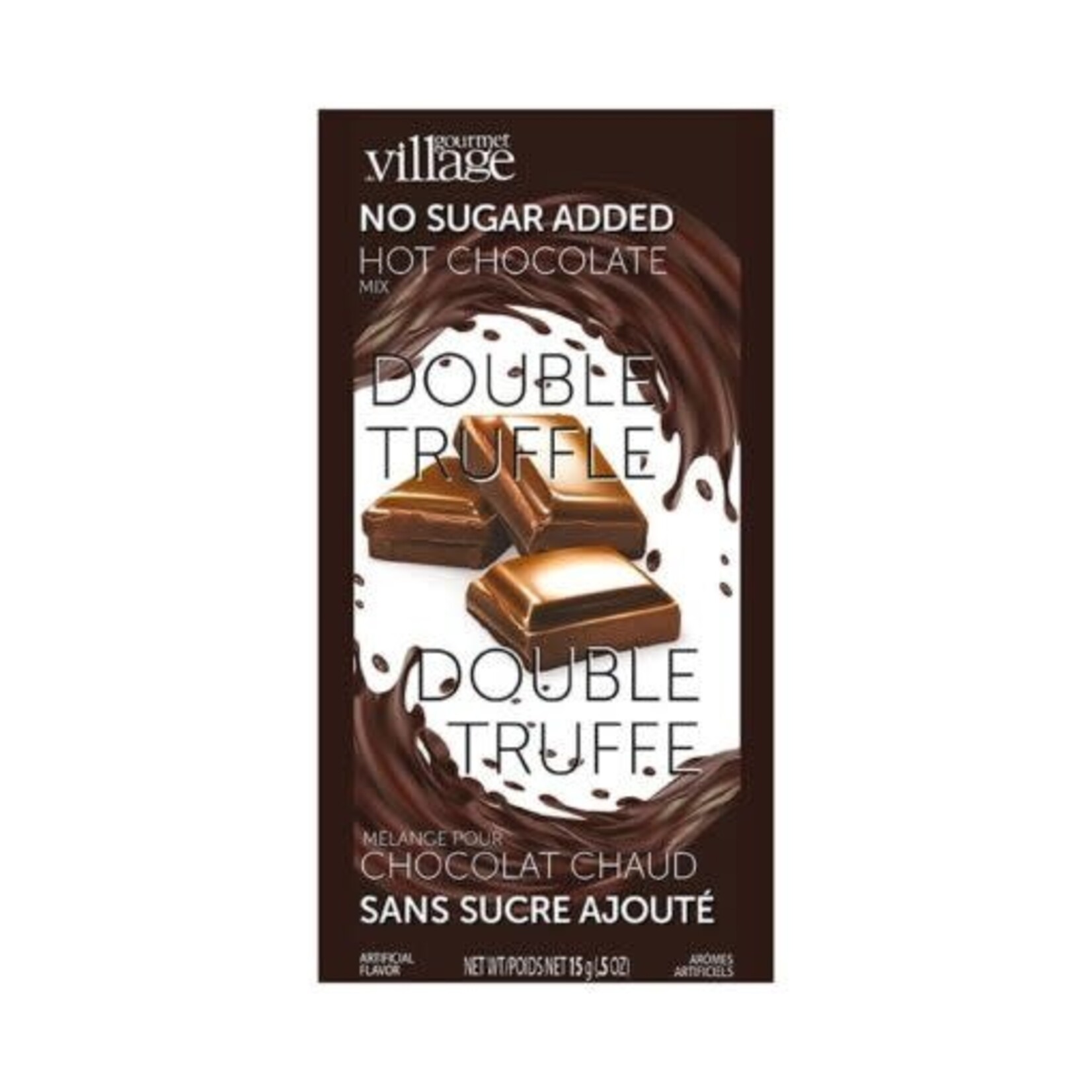 Mini Hot Chocolate- No Sugar Added Double Truffle - 15gr (.5 oz)