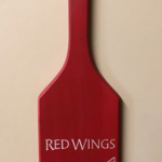 Red Wings Fan – Wooden Paddle – Red