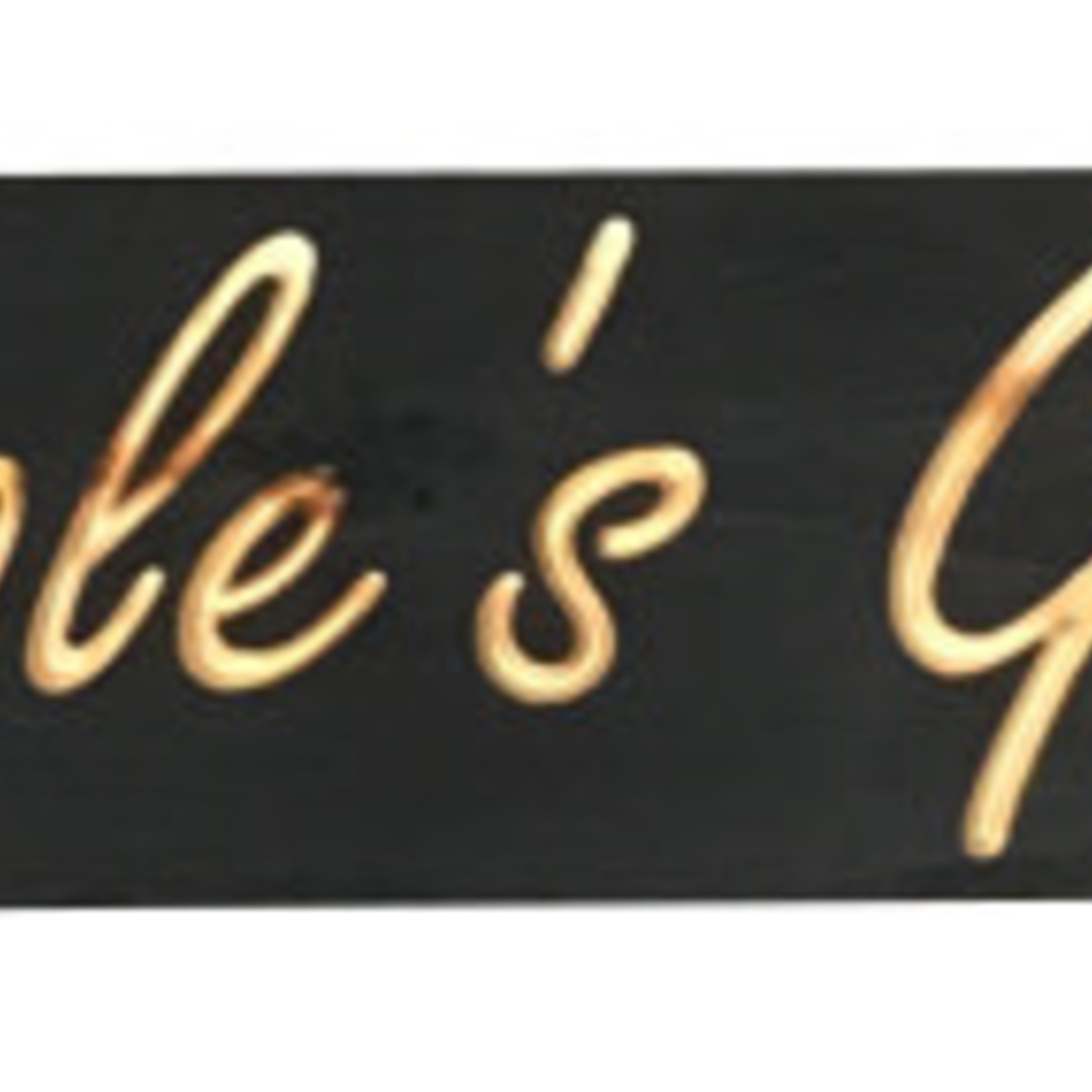 Asshole's Garage - 2' Wooden Sign - Black
