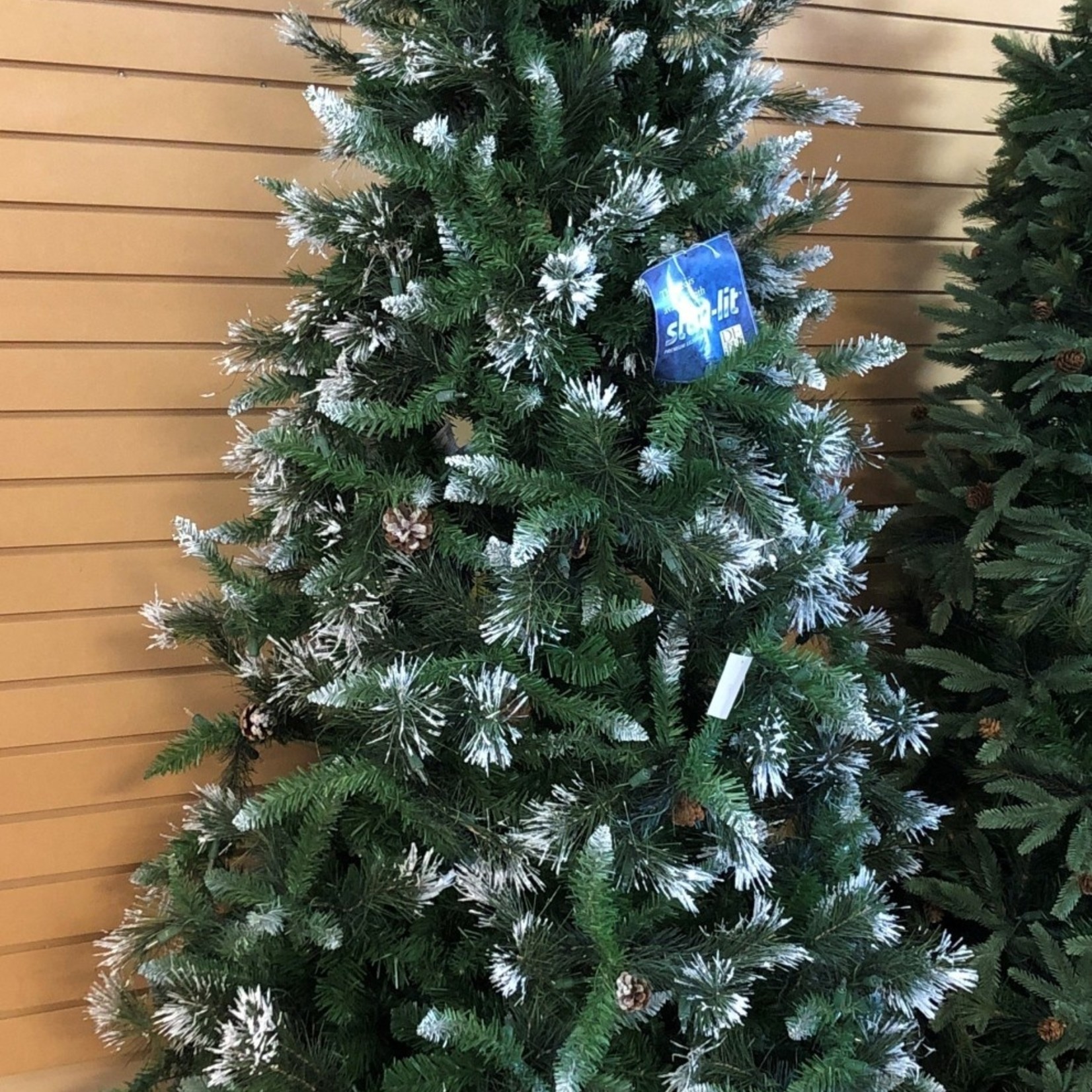 7.5' Winter Snow Tree CTE #37 Staylit