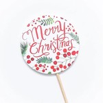 Merry Christmas - Berries & Greens Pick