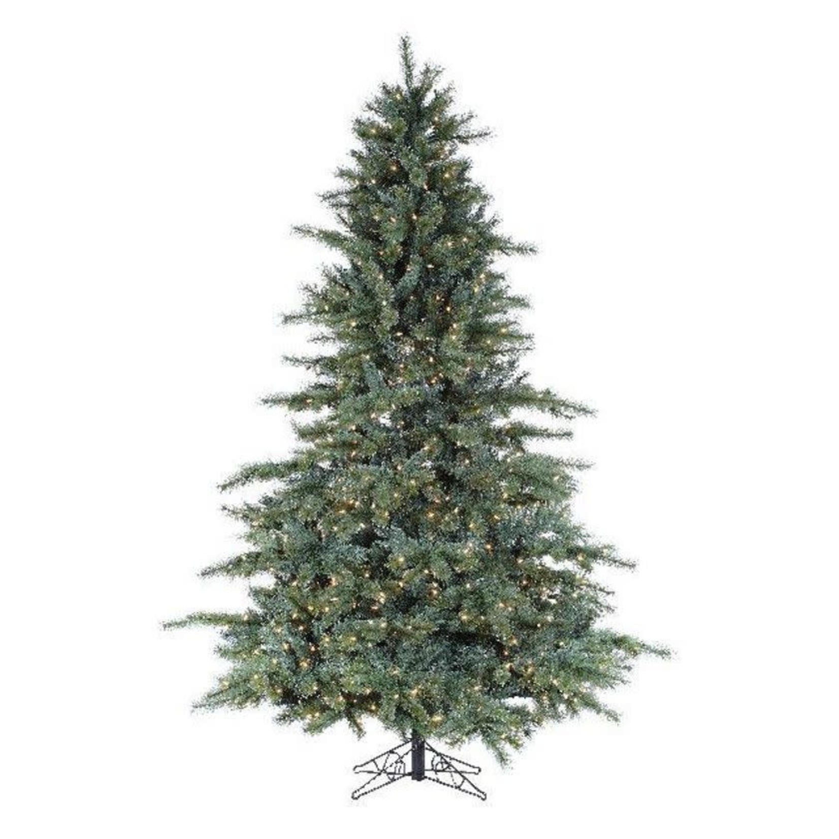 7.5' Diamond Glitter Pine Tree CTE #18 Slim Staylit