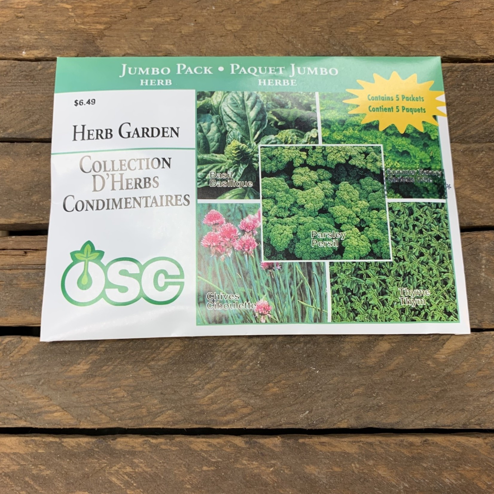 OSC Seeds Herb Collection Jumbo Pack Seeds