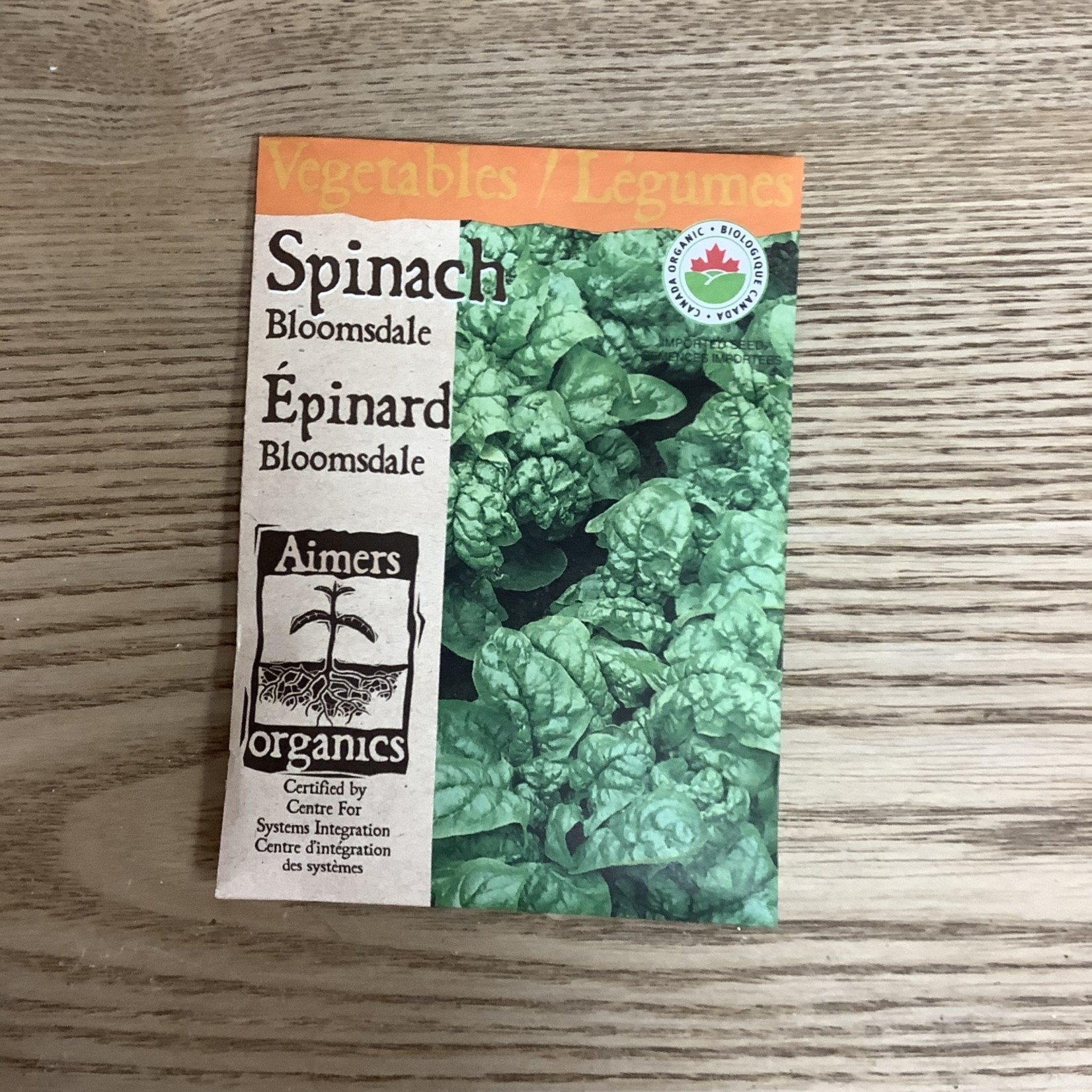 OSC Seeds Spinach "Bloomsdale" Organic Seeds