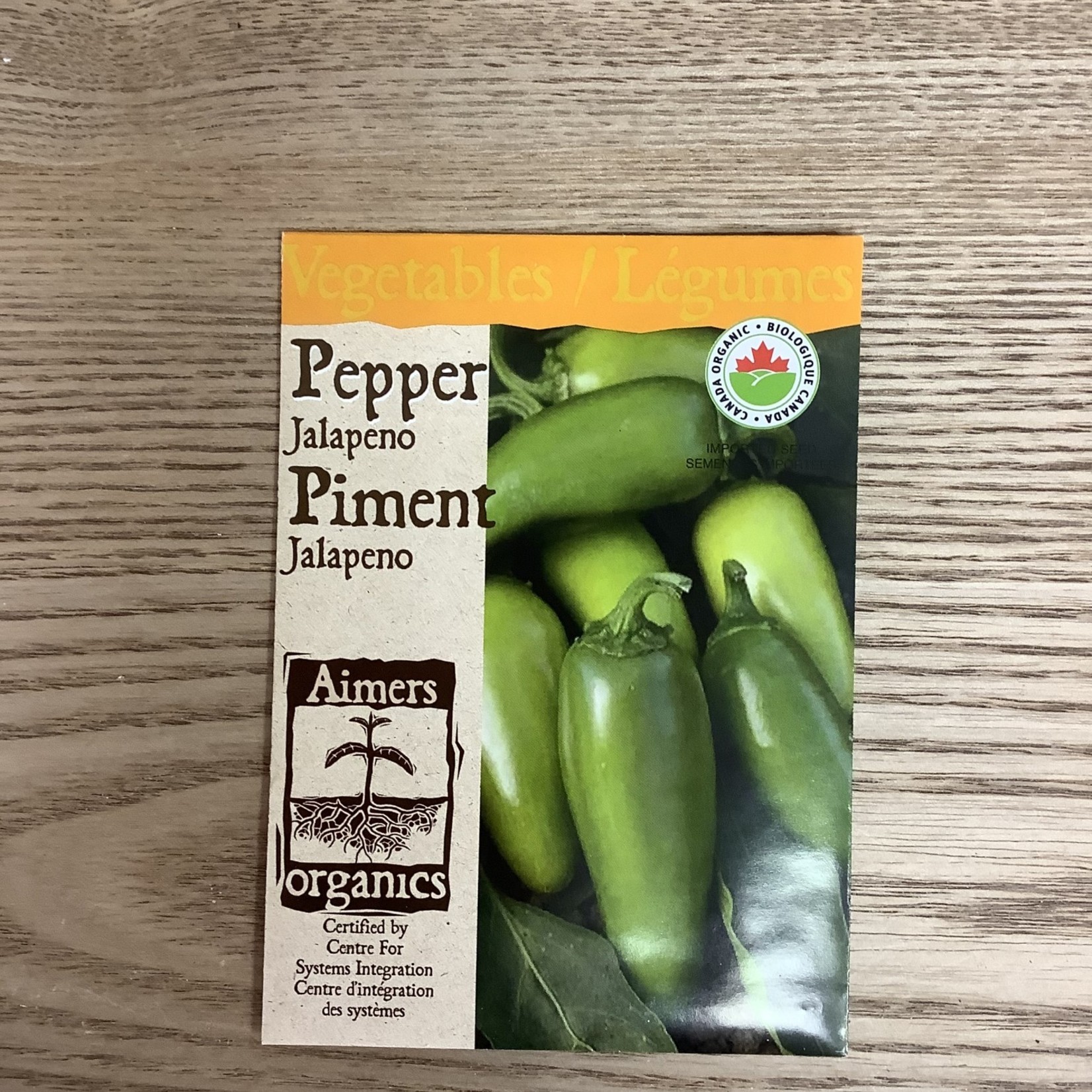 Aimers Pepper 'Jalapeno' Organic Seeds