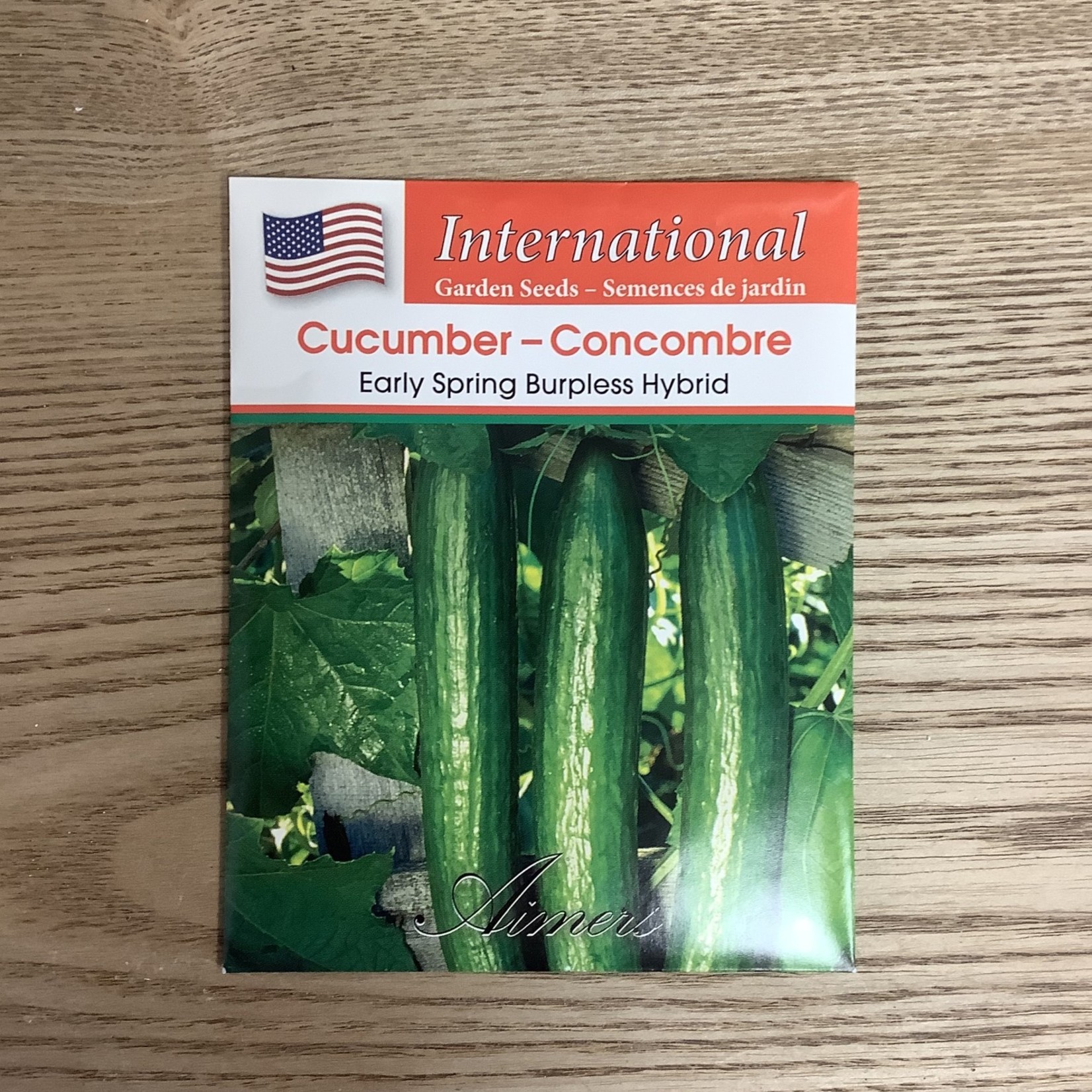 Aimers International Cucumber Early Spring Burpless Hybrid seeds