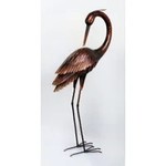 Metal Heron 16.9X7.9X37.4"H