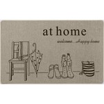 Avocado Decor Poly Mat 'At Home' - 1.5' x 2.5'