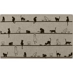 Avocado Decor Poly Rug 'Cats Cats Cats' 1.5' x 2.5'