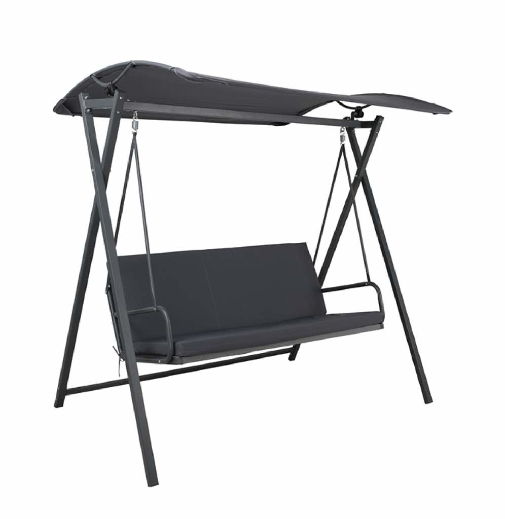 ALEXANDRIA 3 Seat Swing with Cushion Klomps Home and Garden