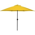 9' Aluminum Umbrella With Crank/Tilt - Marigold (Yellow)