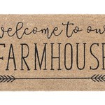 Coir Door Mat - Welcome to our Farm House